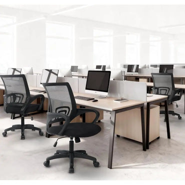 Ergonomic Mesh Gaming Chair with Adjustable Height, Lumbar Support, and Swivel for Comfortable Use
