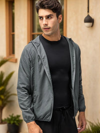 Men's Sports Jacket - Lightweight and Breathable Running and Training Jacket for Fitness and Outdoor Activities