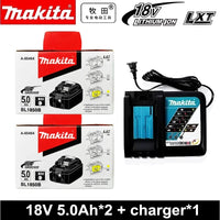Makita 18V battery5.0Ah 6.0Ah power tool battery BL1860B BL1850B rechargeable battery for All Cordless Power Tool Accessories