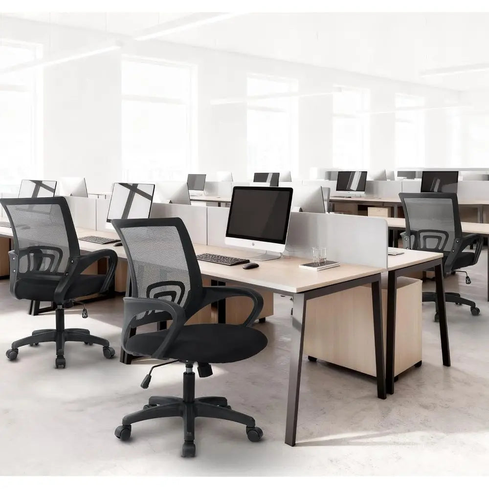 Ergonomic Mesh Gaming Chair with Adjustable Height, Lumbar Support, and Swivel for Comfortable Use