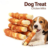 220g Chicken Flavored Milk Dog Treats Rich in Flavor Supports Dental Health Dog Biscuits