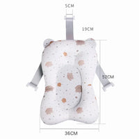 Baby Shower Bath Tub Pad Non-Slip Newborn Bathtub Mat Safety Nursing Foldable Support Comfort Body Cushion Mat Pillow Cartoon