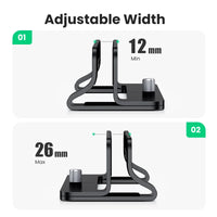 UGREEN Vertical Laptop Stand For MacBook Pro Aluminum Portable Notebook Stand Laptop Support MacBook Air Pro Tablet Phone Stand