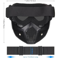 Military Tactical Full Face Helmet MICH ABS - Detachable Goggles & NVG Bracket for Riot Airsoft CS Outdoor Wargame Protective Ge