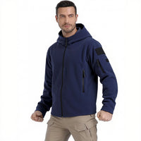 Men's Winter Fleece Jackets Coats Tactical Hiking Jackets Outdoor Camping Trekking Multi Pockets Work Outwear Climbing Overcoat