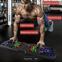 Multi-Functional Pushup Stands System Fitness Floor Chest Muscle Exercise Professional Trainer Tool for Men Women