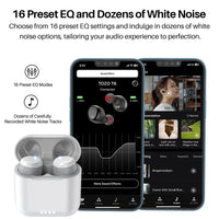 Refurbished TOZO Ergonomic TWS Earbuds Headsets Mini Earphone Sport Anti Sweat Waterproof Touch Control APP Support Preset EQs