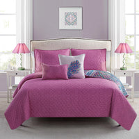 Purple Funky Table Lamp with Pleated Lamp Shape,  Sage with Purple Table Lamp Bedsidefor Nightstand, Living Room (Purple)