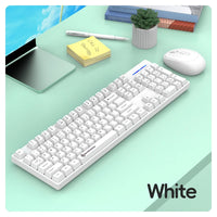 Shipadoo Wireless Keyboard and Mouse Combo Set Gaming Wireless Laptop Desktop Computer Office Accessories Free Wireless Mouse