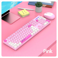 Shipadoo Wireless Keyboard and Mouse Combo Set Gaming Wireless Laptop Desktop Computer Office Accessories Free Wireless Mouse