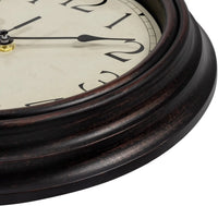 Retro Silent Non-Ticking Round Classic Clock Quartz Decorative Battery Operated Wall Clock for Living Room Kitchen Home Office 1