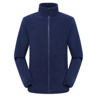 Soft Polar Fleece Jacket with Pockets Lightweight Outdoor Recreation Full Zip Coat