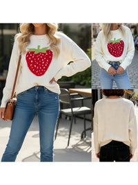 Women Cable Knit Sweater Long Sleeve V-Neck Cozy Pullover Sweater for Autumn Winter Fashion Warmth Comfort Stylish