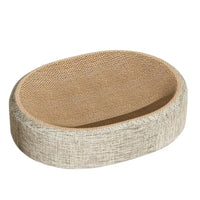 Oval Shape Scratch Pad For Cats sisal Scratching Cat Bed Multifunctional Pet Sleeping Mat Cat Scratch Bed For Cats To Rest