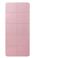 Eco-Friendly TPE Foldable Yoga Mat Double-Sided Non-Slip Travel Fitness Exercise Mat for Pilates and Floor Workouts