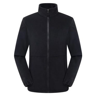 Soft Polar Fleece Jacket with Pockets Lightweight Outdoor Recreation Full Zip Coat