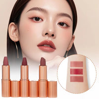 Mini Lipstick Trio 3 Pieces Travel Friendly Lip Color Assorted Shades Cosmetic Beauty Set