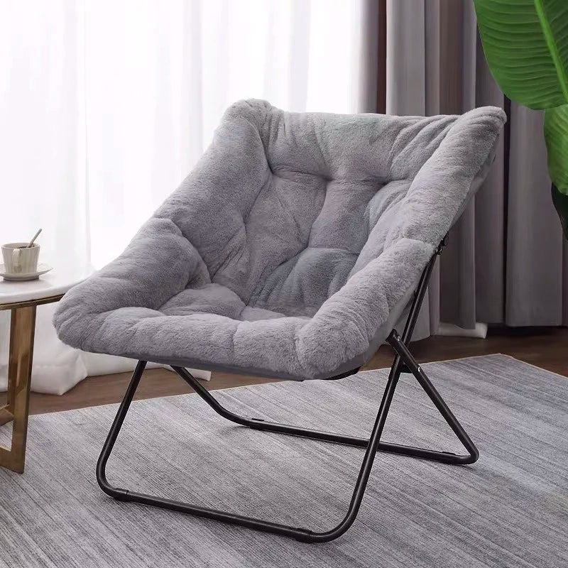 Folding Lounge Chair Recliner for Indoor Outdoor Balcony Patio Garden Comfortable Relaxation Nap Home Office Living Room