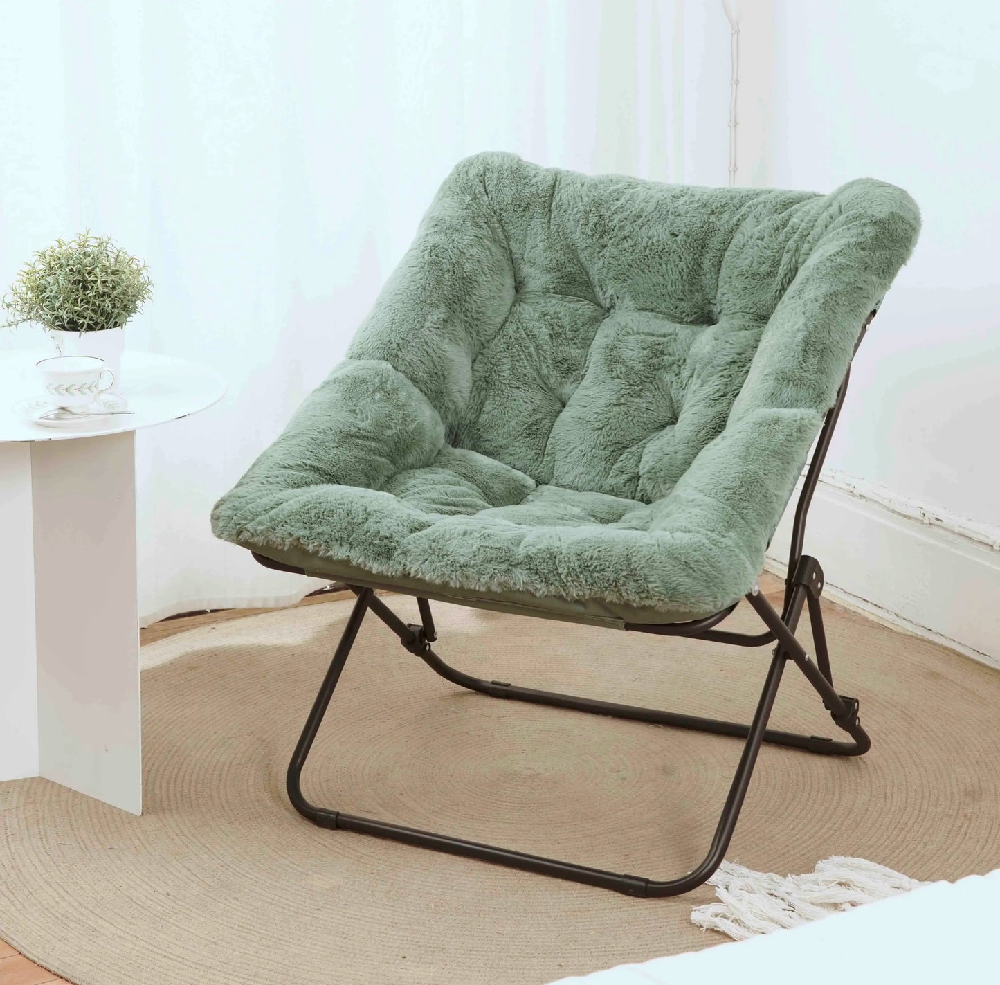 Folding Lounge Chair Recliner for Indoor Outdoor Balcony Patio Garden Comfortable Relaxation Nap Home Office Living Room
