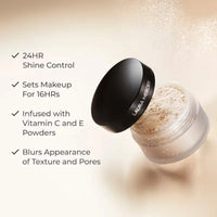 Laura Mercier Translucent Loose Setting Powder 24HR Shine Control Soft Matte Finish Infused with Vitamins C+ E Long-Lasting Wea