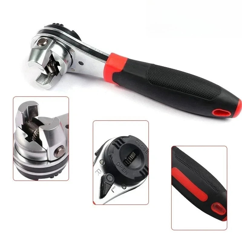 Novelty Full Set of Wrenches With the Ratchet Hand Manual Tools Kit Toolbox Repair Torque Adjustable Festool Accessories