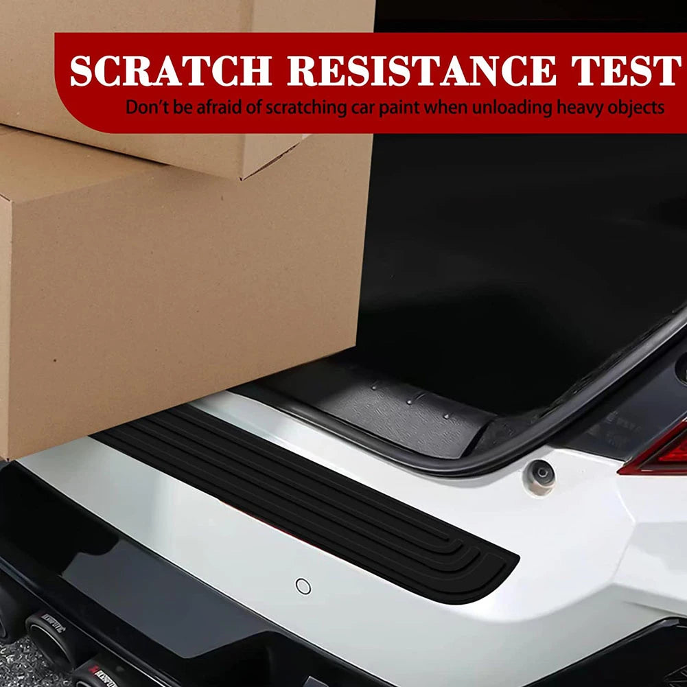 Universal Anti-Collision Rubber Strip Anti-Scratch Anti-Collision Protector Car Rear Bumper Guard Plate Cover Trim Car Styling