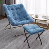Folding Lounge Chair Recliner for Indoor Outdoor Balcony Patio Garden Comfortable Relaxation Nap Home Office Living Room