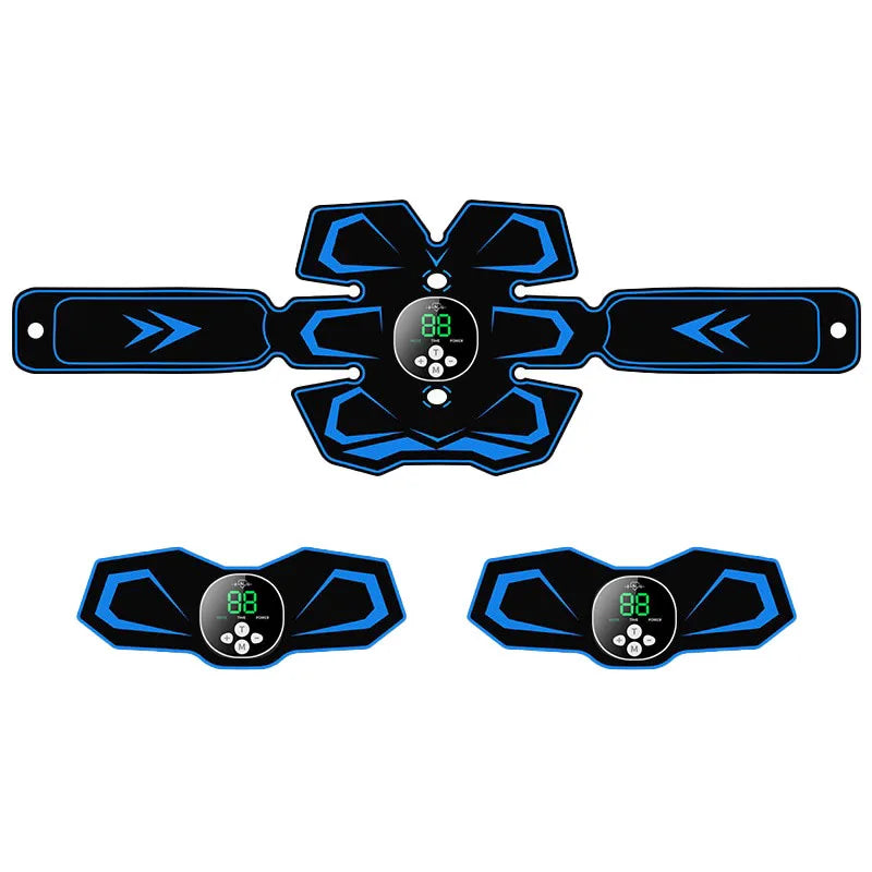EMS Abdominal Training Device LED Display Ab Sport Exercise Belt USB Rechargeable Ab Workout Equipment Machine for Men and Women