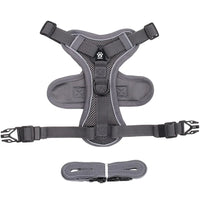 Fashion Reflective Cat Harness and Leash Sets Breathable Mesh Pet Harnesses for Small Dogs Cats Kitten Accessories collier chat