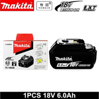 Makita 18V battery5.0Ah 6.0Ah power tool battery BL1860B BL1850B rechargeable battery for All Cordless Power Tool Accessories