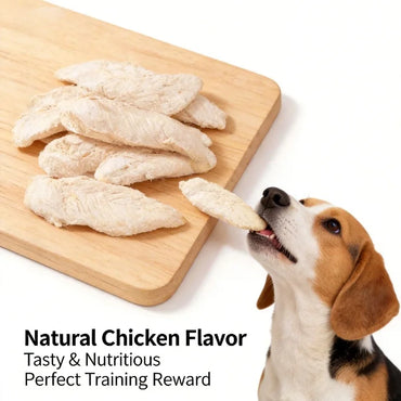 200g Freeze-Dried Chicken Breast – Dog & Cat Snack, Nutritious & Yummy