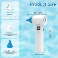 Ear Dryer Water Drying Aid 650nm Red Light Therapy Ear Fluid Remover for Swimmers, Ear Dryer, Sports Ear Blowing Device Ear Care