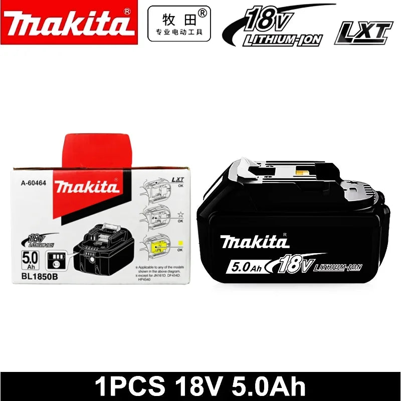 Makita 18V battery5.0Ah 6.0Ah power tool battery BL1860B BL1850B rechargeable battery for All Cordless Power Tool Accessories