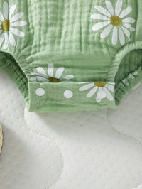 Baby's  Lovely Cute Girls Summer Sleeveless Printing Daisy  Japan&Korean Jumpsuits
