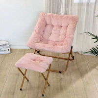 Folding Lounge Chair Recliner for Indoor Outdoor Balcony Patio Garden Comfortable Relaxation Nap Home Office Living Room