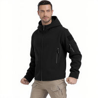 Men's Winter Fleece Jackets Coats Tactical Hiking Jackets Outdoor Camping Trekking Multi Pockets Work Outwear Climbing Overcoat