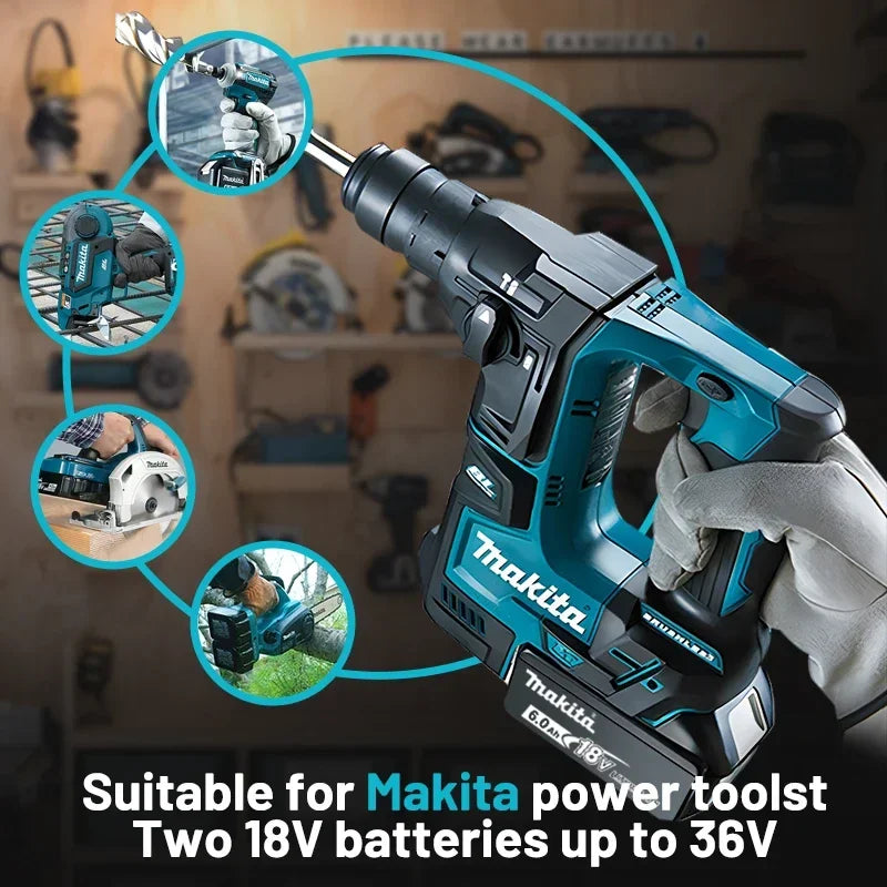 Makita 18V battery5.0Ah 6.0Ah power tool battery BL1860B BL1850B rechargeable battery for All Cordless Power Tool Accessories