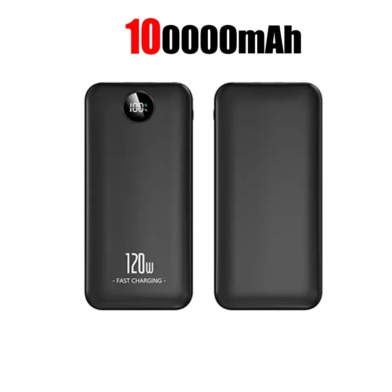 200000mAh Power Bank Super Fast Charging Portable Long Endurance Power Bank Digital Display Battery For iPhone Samsung