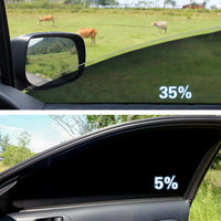 Nano Carbon Uncut Roll Window Tint Film 5% 15% 25% 35% VLT Car Home Office Glass Black Film Solar UV Windshield Sun Shade Roll