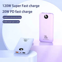 200000mAh Power Bank Super Fast Charging Portable Long Endurance Power Bank Digital Display Battery For iPhone Samsung