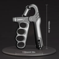 Hand Grip Strengthener 5-100Kg Adjustable Resistance Wrist Expander Anti Slip Ergonomic Hand Strength Exerciser with Counter