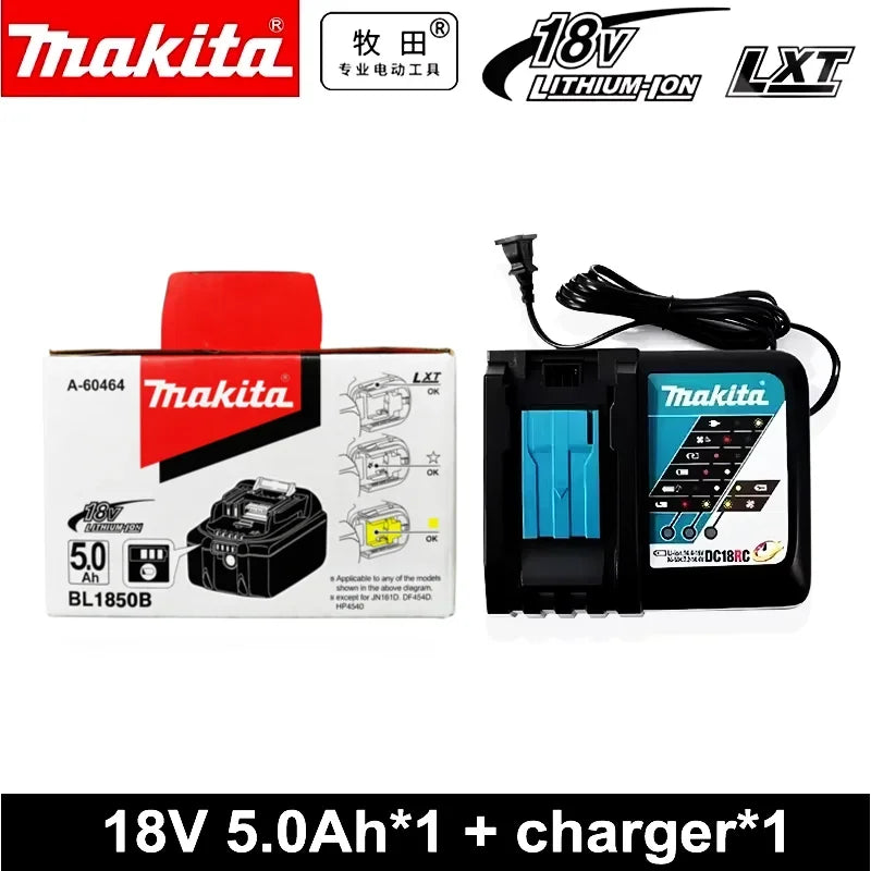 Makita 18V battery5.0Ah 6.0Ah power tool battery BL1860B BL1850B rechargeable battery for All Cordless Power Tool Accessories