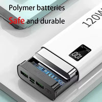 Oneplus 50000mAh High Capacity Power Bank120W Super Fast Charging Portable External Battery Powerbank For iphone Samsung Huawei
