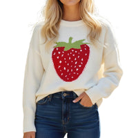 Women Cable Knit Sweater Long Sleeve V-Neck Cozy Pullover Sweater for Autumn Winter Fashion Warmth Comfort Stylish