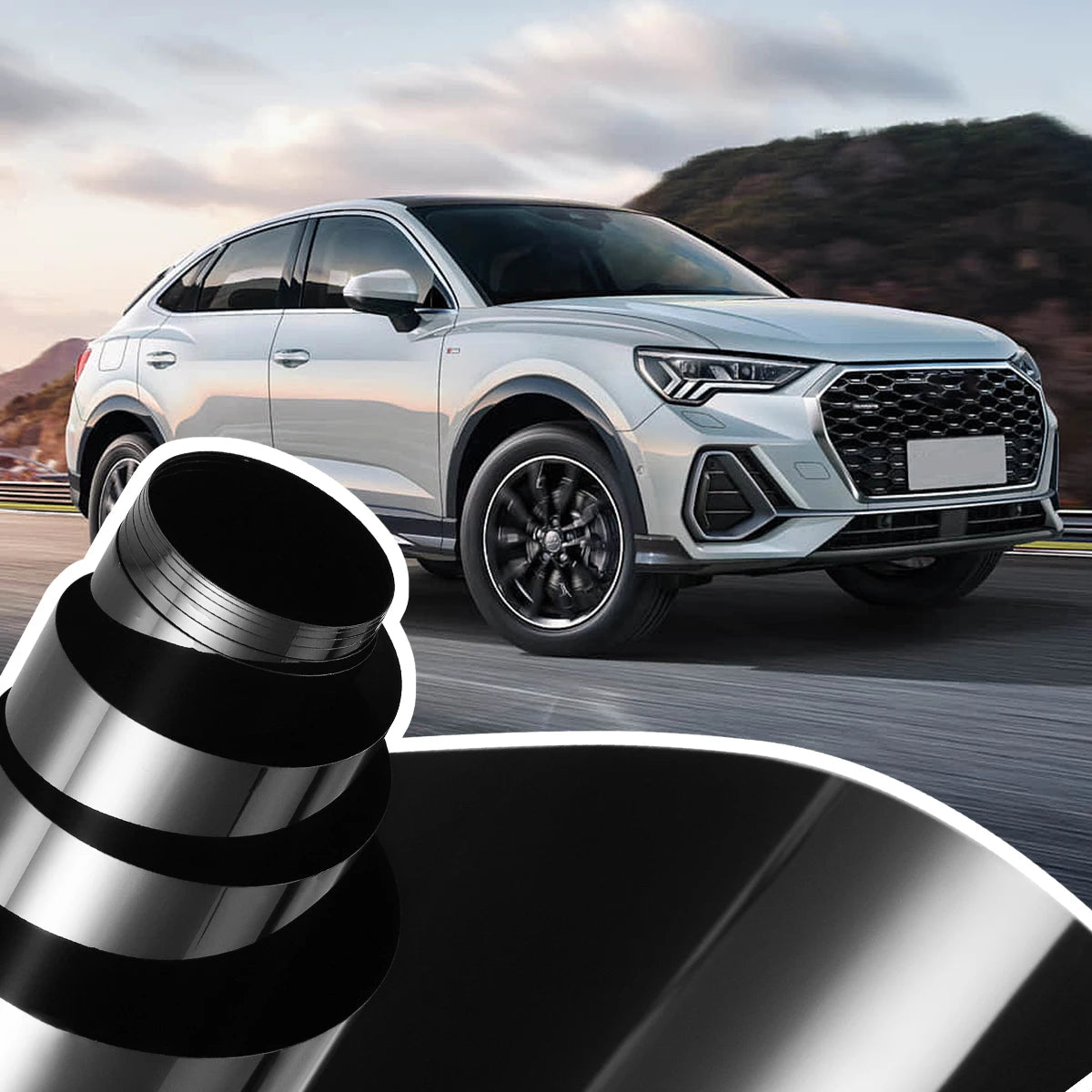 Nano Carbon Uncut Roll Window Tint Film 5% 15% 25% 35% VLT Car Home Office Glass Black Film Solar UV Windshield Sun Shade Roll
