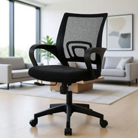 Ergonomic Mesh Gaming Chair with Adjustable Height, Lumbar Support, and Swivel for Comfortable Use