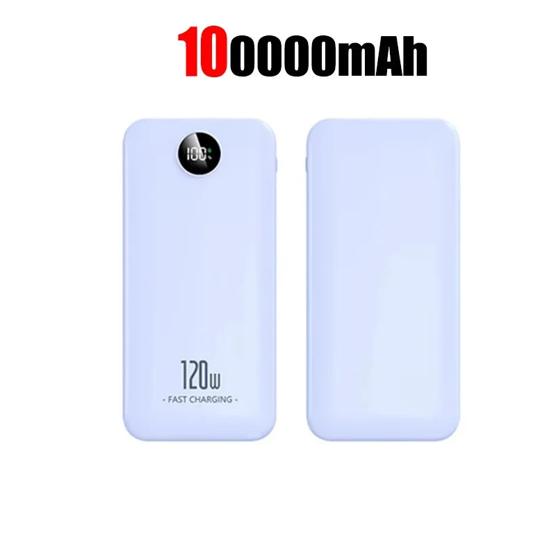 200000mAh Power Bank Super Fast Charging Portable Long Endurance Power Bank Digital Display Battery For iPhone Samsung