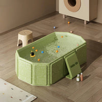 Baby Bathtub for Infants To Toddlers Collapsible Baby Bath Tub with Drain Outlet Infant Tub Toddler Bathtub Shower Basin
