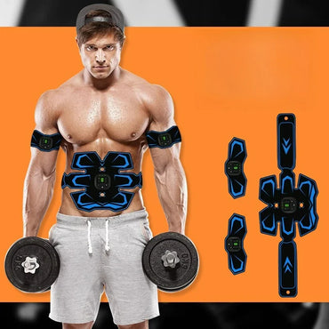 EMS Abdominal Training Device LED Display Ab Sport Exercise Belt USB Rechargeable Ab Workout Equipment Machine for Men and Women