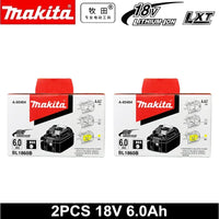 Makita 18V battery5.0Ah 6.0Ah power tool battery BL1860B BL1850B rechargeable battery for All Cordless Power Tool Accessories